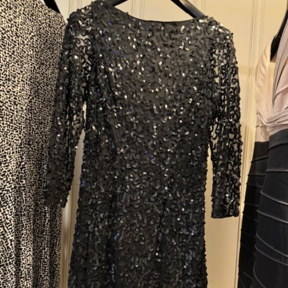 Pisarro Nights Black Sequin Dress - Picture 3 of 10